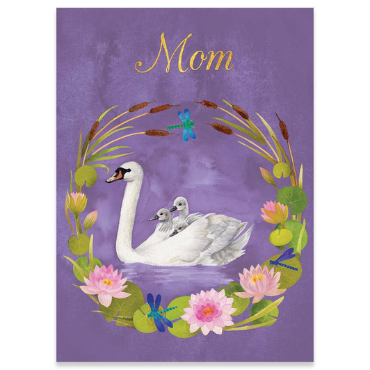 Swans | Mother's Day Greeting Card | CARTE