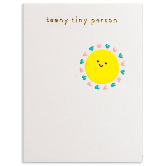 Teeny Smiley | New Baby Greeting Card | LAGOM