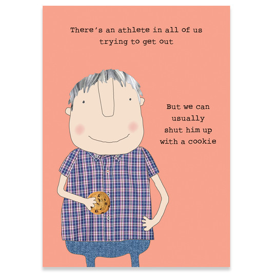 Athlete | Birthday Greeting Card | ROSIE MADE A THING