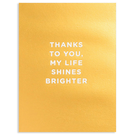 Thanks To You | Thank You Greeting Card | LAGOM