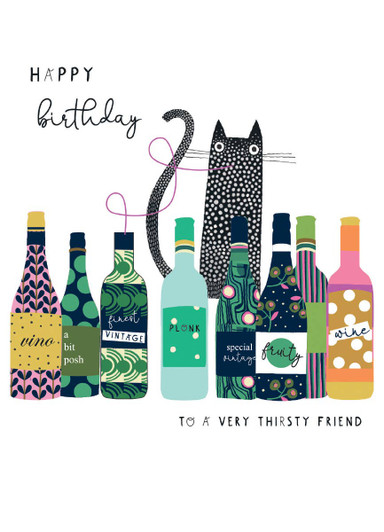 Thirsty | Birthday Greeting Card | CARTE