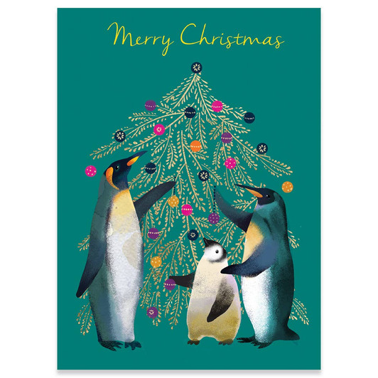 [BOXED SET] Three Penguins | Holiday Greeting Cards | CARTE
