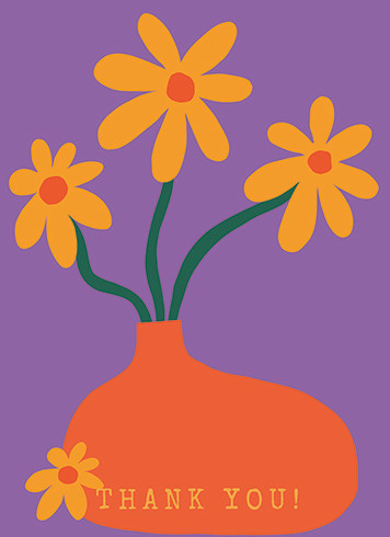 Three Stems | Thank You Greeting Card | J&M MARTINEZ