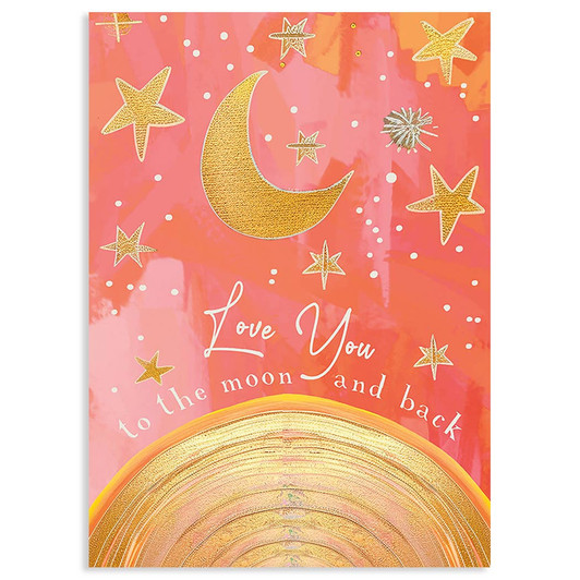To The Moon | Anniversary Greeting Card | J&M MARTINEZ
