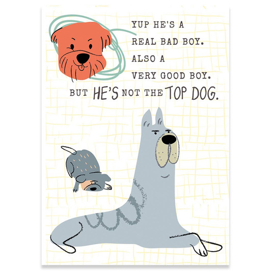 Top Dog | Birthday Greeting Card | J&M MARTINEZ