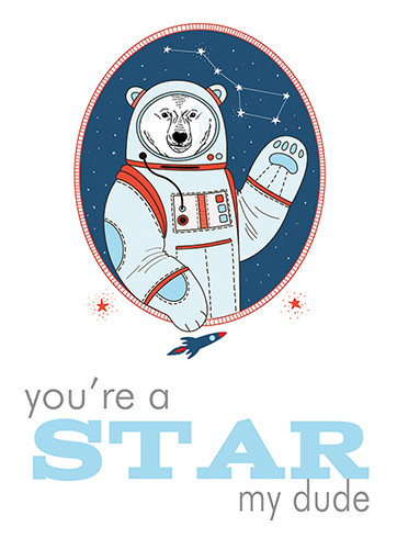 Vibe Star | Birthday Greeting Card | J&M MARTINEZ