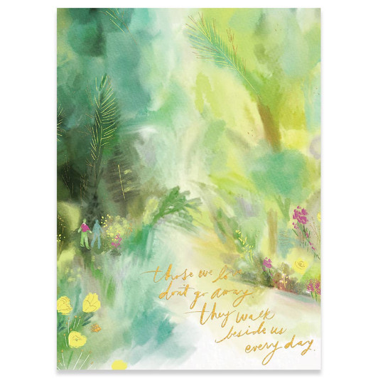 Walk Beside | Pet Sympathy Greeting Card | CARTE