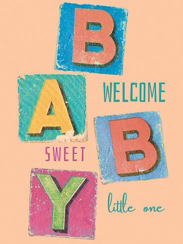 Welcome | New Baby Greeting Card | J&M MARTINEZ