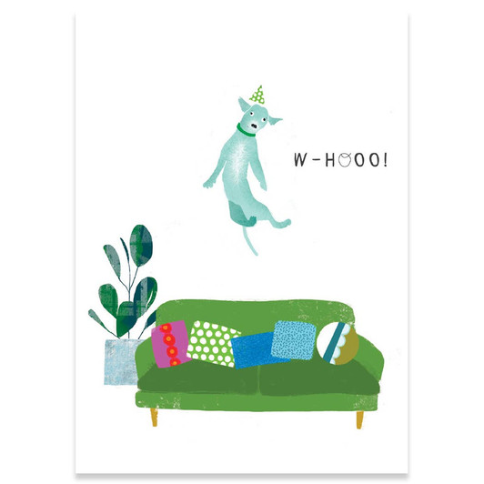 W-Hooo! | Congratulations Greeting Card | CARTE
