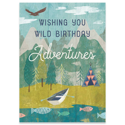 Wild Adventures | Birthday Greeting Card | CARTE