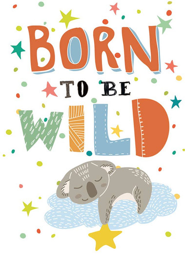Wild | New Baby Greeting Card | J&M MARTINEZ