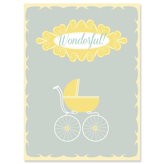 Wonderful | New Baby Greeting Card | J&M MARTINEZ