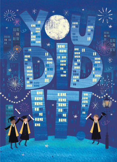 You Did It | Graduation Greeting Card | CARTE (CCS431)