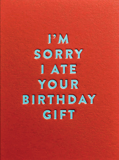 Ate Your Gift | Birthday Greeting Card | LAGOM