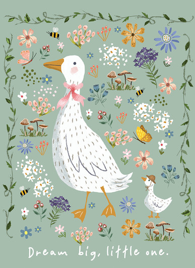 Baby Goose | New Baby Greeting Card | CARTE