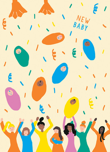 Baby Shower Baby Shower | Greeting Card | 1973