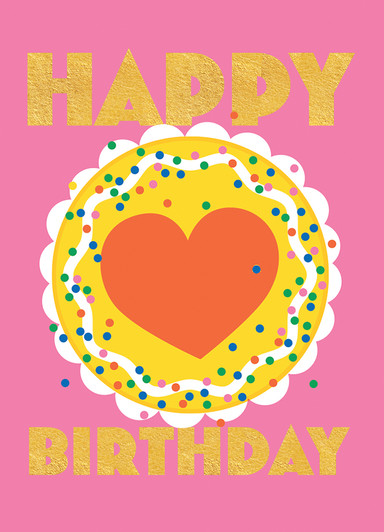 Birthday Cake | Birthday Greeting Card | 1973
