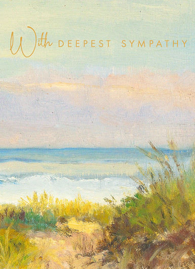 Coastal | Sympathy Greeting Card | J&M MARTINEZ