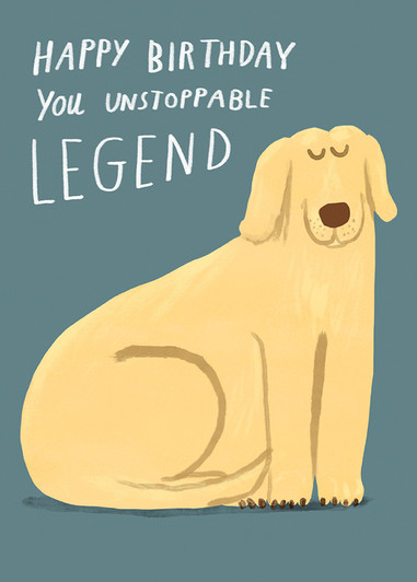 Legend | Birthday Greeting Card | ROSIE MADE A THING