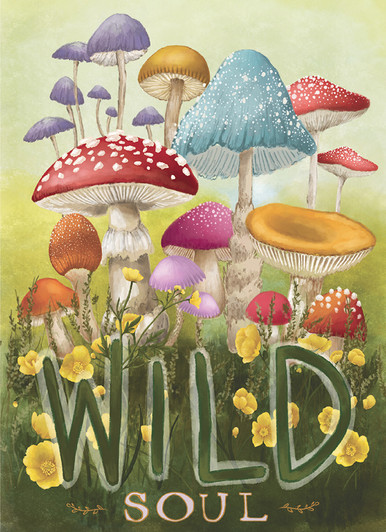Mushrooms | Birthday Greeting Card | CARTE