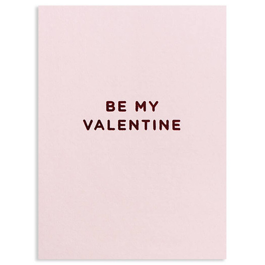 Be My Valentine | Valentine's Day Greeting Card | LAGOM