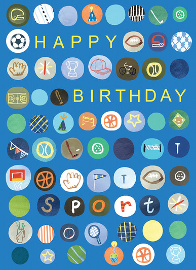 Sports | Birthday Greeting Card | CARTE