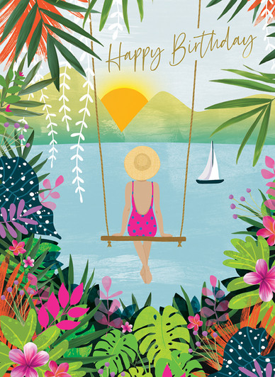 Swing | Birthday Greeting Card | CARTE (CC2420)