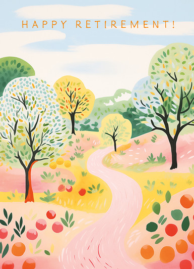 The Path | Retirement Greeting Card | J&M MARTINEZ