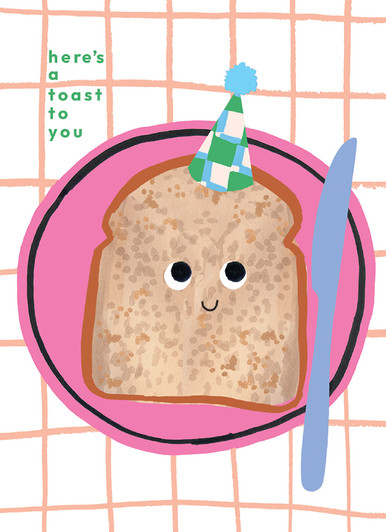 Toast | Birthday Greeting Card | CARTE
