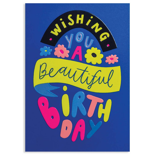 Beautiful Blue | Birthday Greeting Card | LAGOM