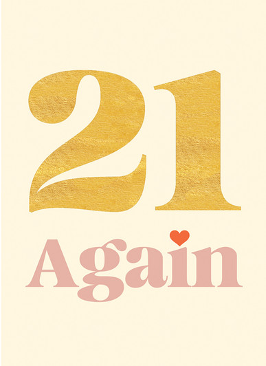 21 Again | Birthday Greeting Card | 1973