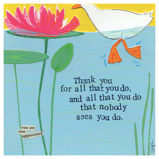All That You Do | Thank You Greeting Card | CURLY GIRL