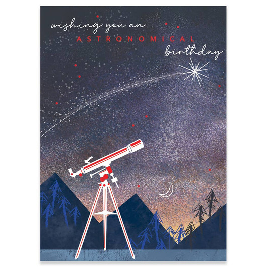 Astronomical | Birthday Greeting Card | CARTE