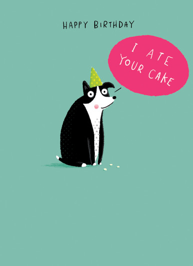 Ate Your Cake | Birthday Greeting Card | CARTE