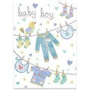 Baby Boy | New Baby Greeting Card | CARTE
