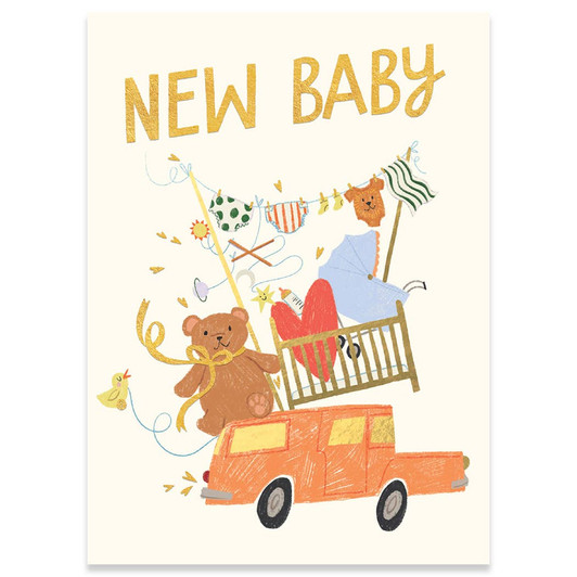 Baby Delivery | New Baby Greeting Card | CARTE