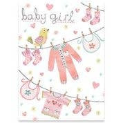 Baby Girl | New Baby Greeting Card | CARTE