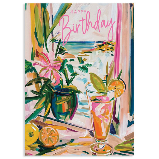 Bahamas Cocktail | Birthday Greeting Card | LOLA