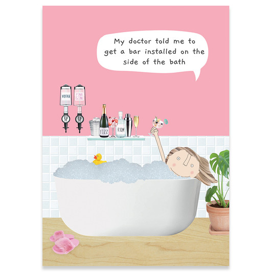 Bath Bar | Birthday Greeting Card | ROSIE MADE A THING