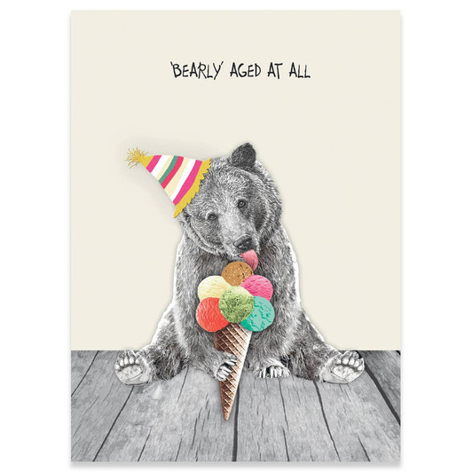 Bearly Aged | Birthday Greeting Card | CARTE