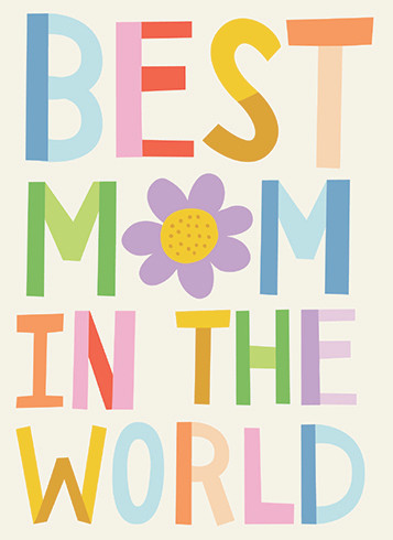 Best Mom | Mother's Day Greeting Card | CARTE