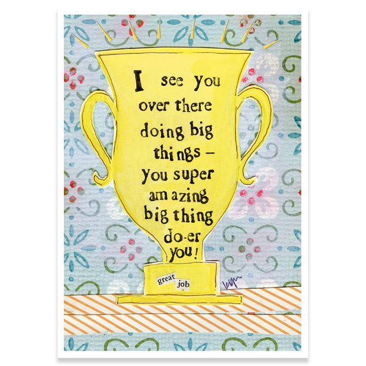 Big Thing Celebrate | Greeting Card | CURLY GIRL