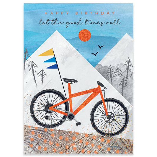 Biking | Birthday Greeting Card | CARTE