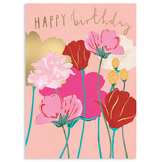 Birthday Stems | Birthday Greeting Card | LOUISE TILLER