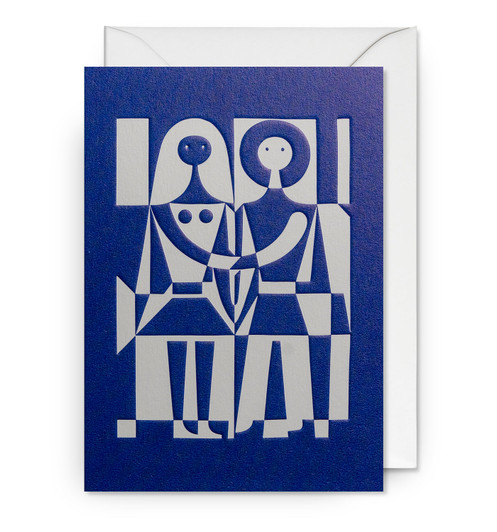 Black And White | Blank Greeting Card | LAGOM