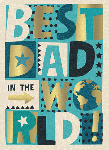 Best Dad | Father's Day Greeting Card | CARTE