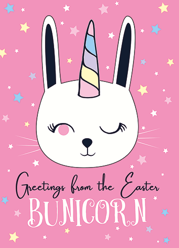 Bunicorn | Easter Greeting Card | J&M MARTINEZ