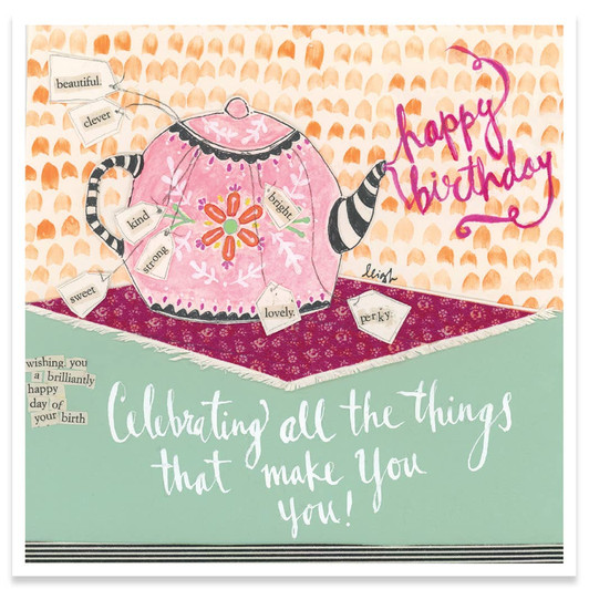 Celebrating You | Birthday Greeting Card | CURLY GIRL