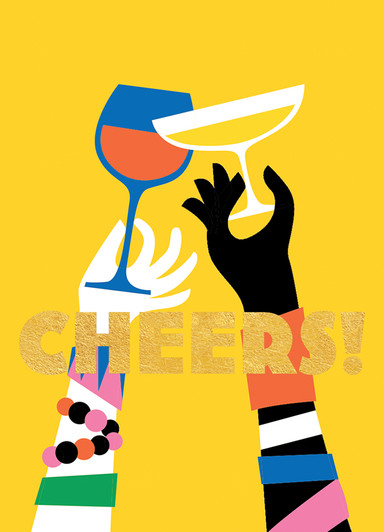 Cheers | Birthday Greeting Card | 1973