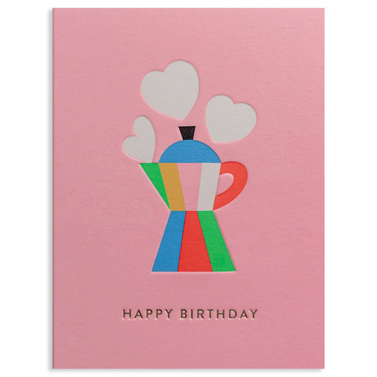 Coffee Pot | Birthday Greeting Card | LAGOM
